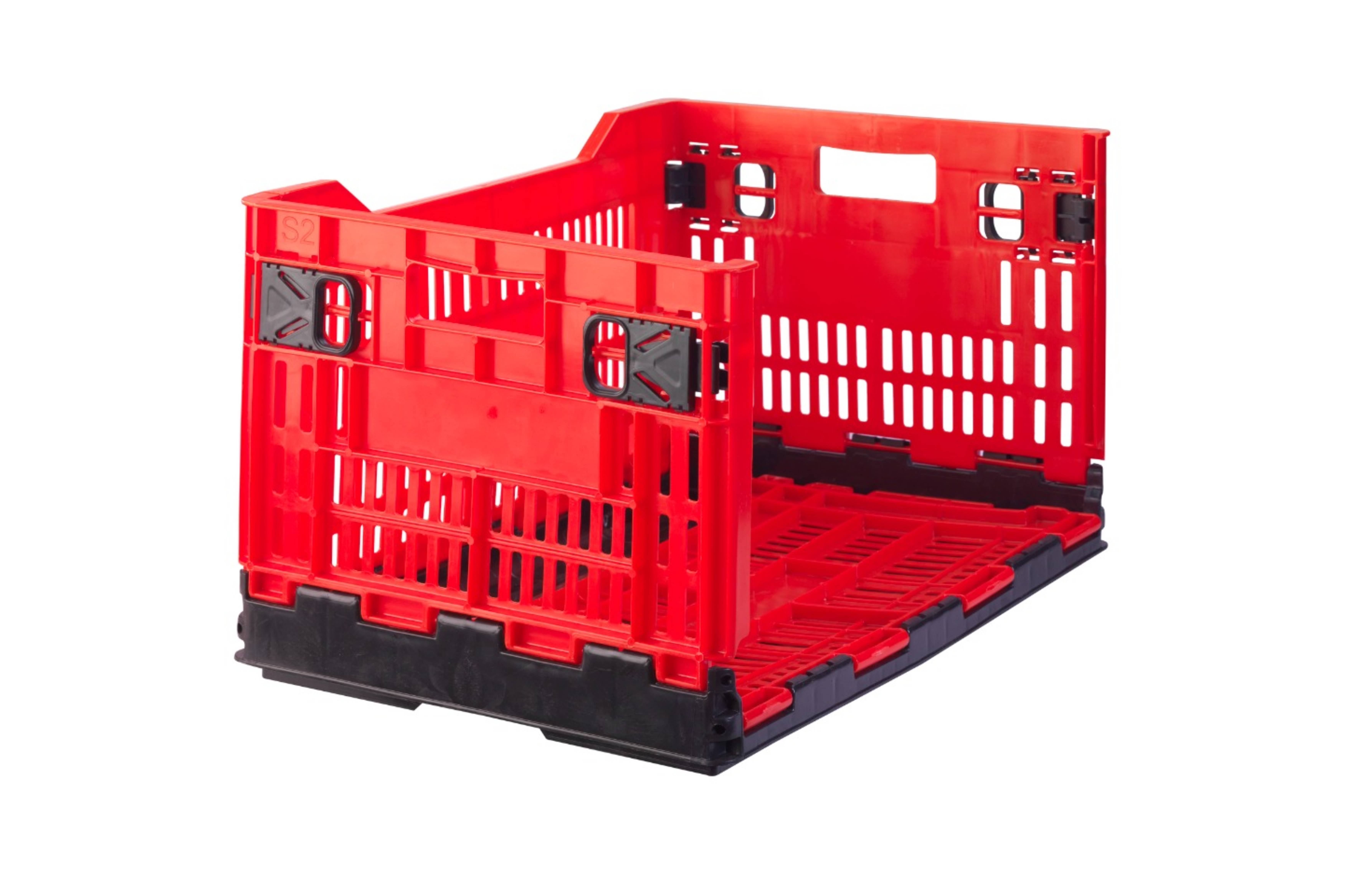 HDPE plastic foldable collapsible crates