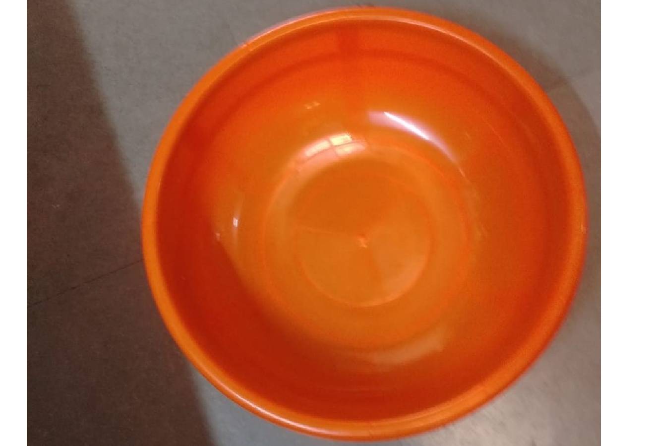 Black Round HDPE Ghamela Tub